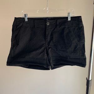 Black AE stretch shorts